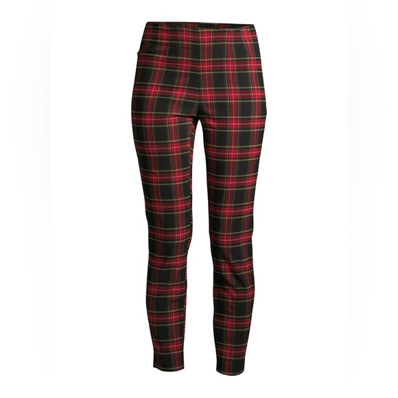 Time And Tru Plaid Trouser Pants - Women’s 12 - Picture 1 of 11